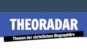 Schriftzug "Theoradar - Themen der christlichen Blogosphäre"